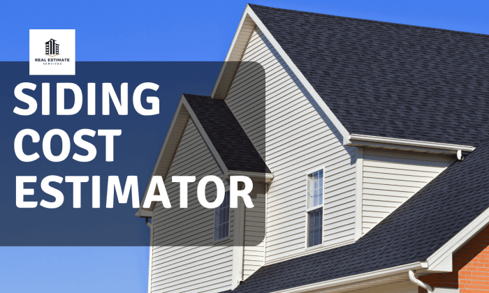 Siding Cost Estimator - Real Estimate Services